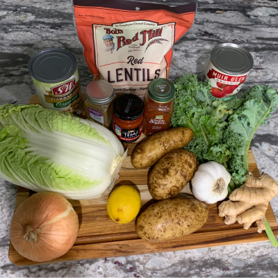 Red Lentil Dal Ingredients