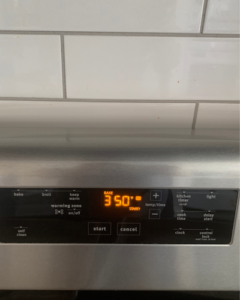 Bake in the oven at 350