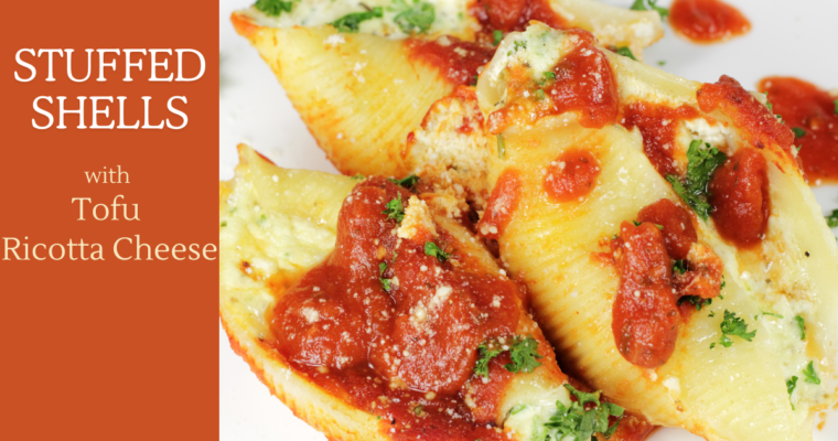 Vegan Stuffed Shells Recipe: Tofu Ricotta & Homemade Marinara Sauce