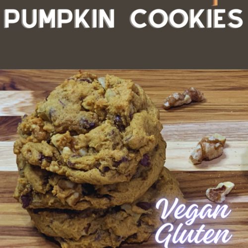 Walnut Chocolate Chip Pumpkin Cookies