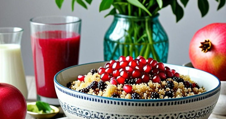 Pomegranate Quinoa Bowl: Antioxidant Powerhouse