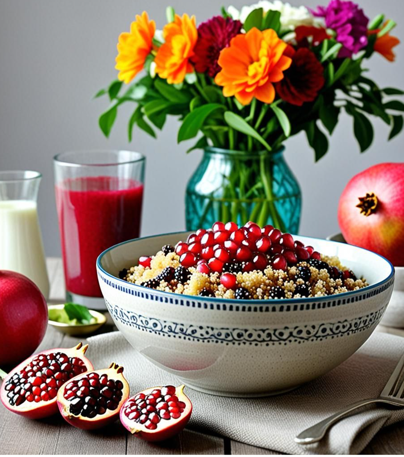 Pomegranate Quinoa Bowl: Antioxidant Powerhouse