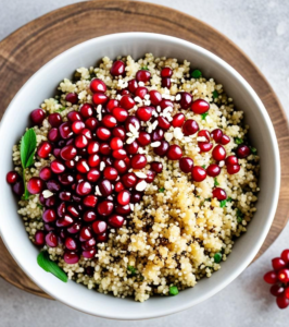 pomegranate quinoa salad