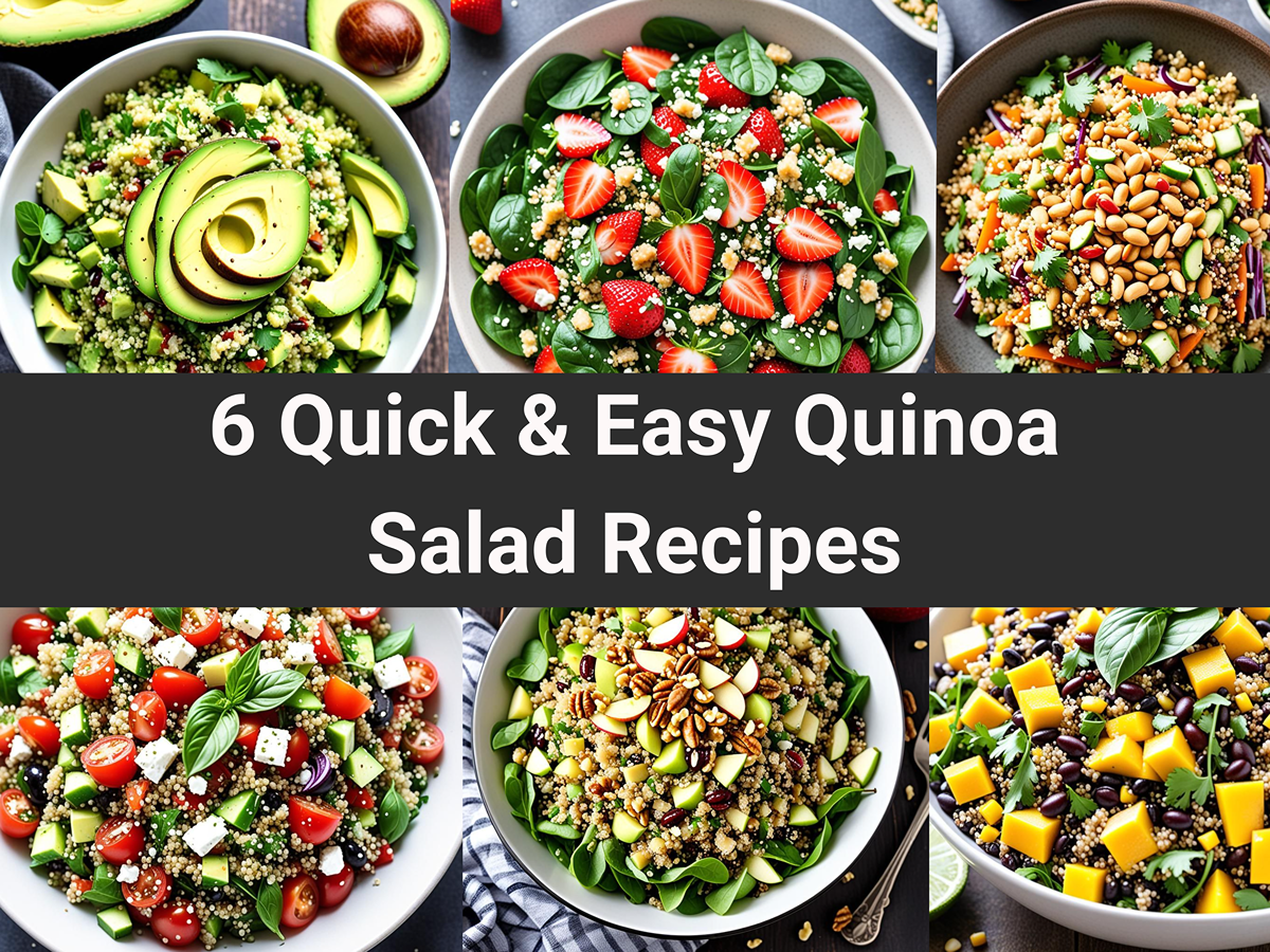 6 Quick & Easy Quinoa Salad Recipes