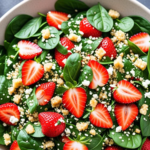 Strawberry Spinach Quinoa Salad