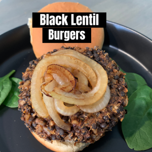 Black Lentil Burger