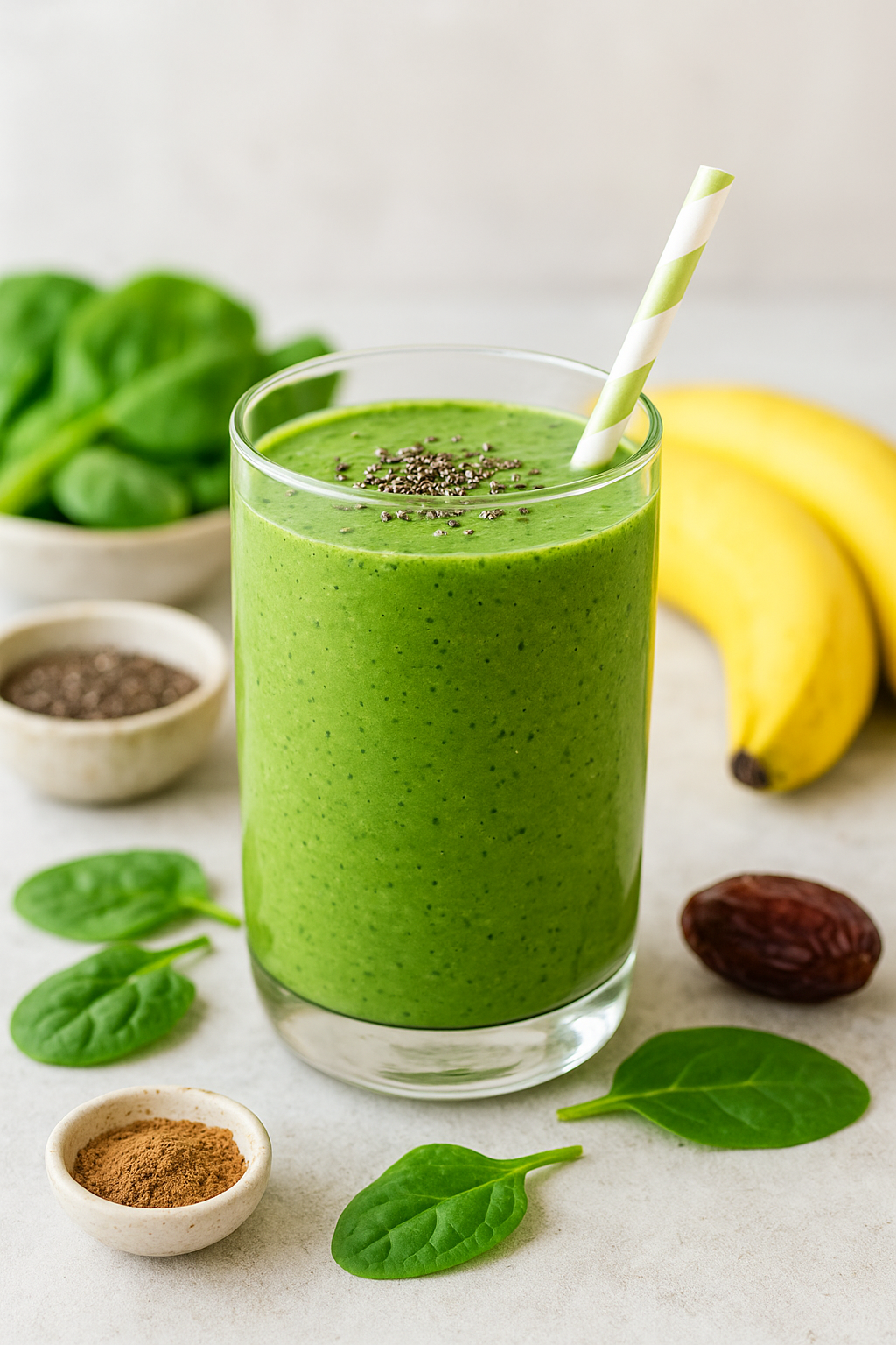 🌱 Superfood Smoothie for All-Day Energy: A Plant-Based Powerhouse