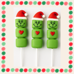 Grinch Marshmallow Pops