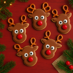 Rudolph Sugar Cookies Decorated