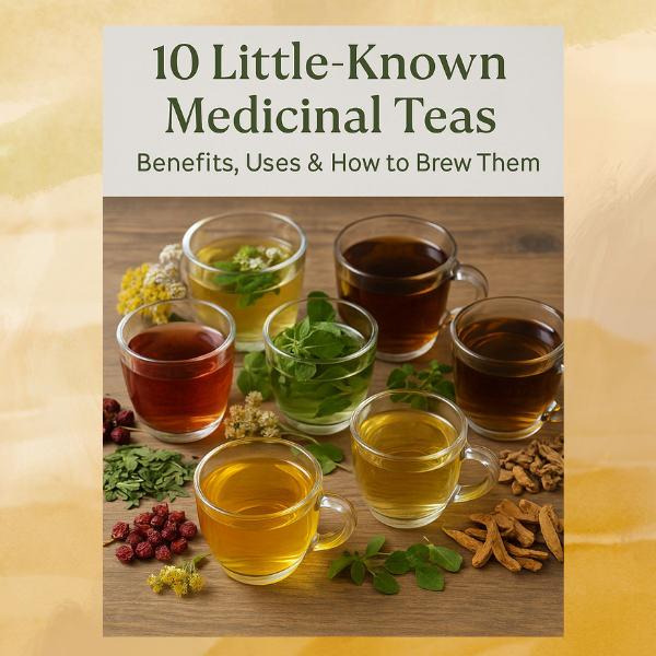 10 Little-Known Medicinal Teas You Should Try: Benefits, Uses & How to Brew Them