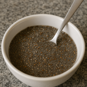 Mix Chia and Flaxseed with water